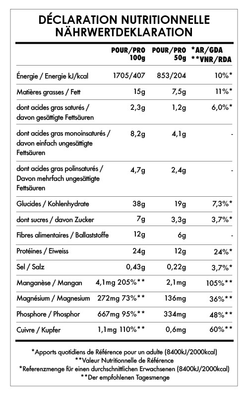Super Petit Déjeuner Extra Protéiné - Cacao et Protéines de Graines de Courge 9